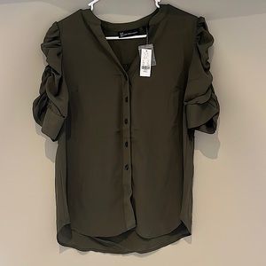 NY & Co Blouse NEW - Green